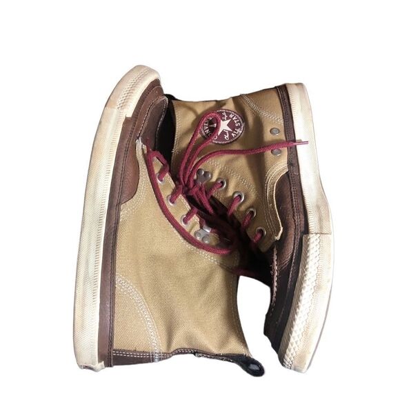 Converse Chuck Taylors All Star Hiker High Tops Canvas Leather 9.5 - Picture 3 of 6